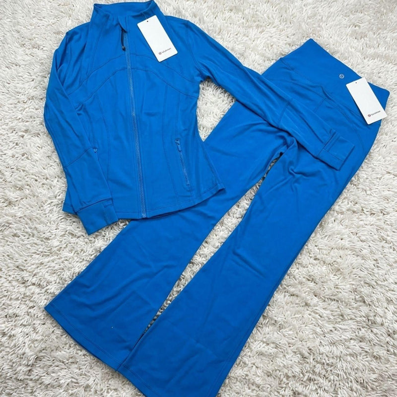 Blue Lulu Lemon Tracksuit